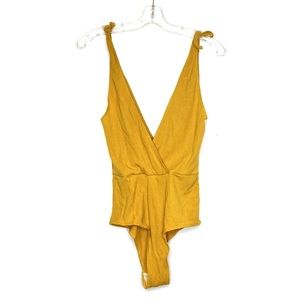 Reformation Macey Ribbed Bodysuit XS